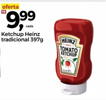 Frangolândia Ketchup Heinz Tradicional 397g oferta