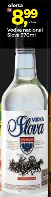 Frangolândia Vodka Nacional Slova 970ml oferta
