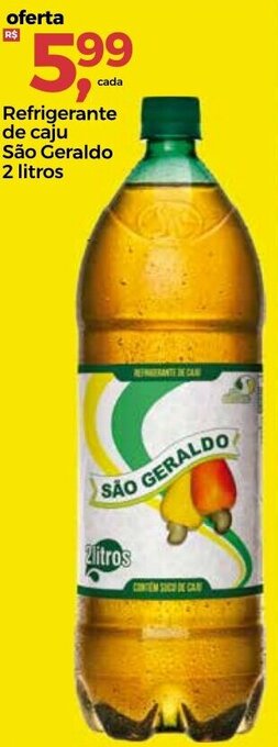Frangolândia Refrigerante de Caju Sao Geraldo 2L oferta