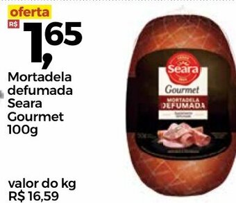 Frangolândia Mortadela Defumada Seara Gourmet 100g oferta