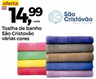 Toalha de Banho Sao Cristovao varias cores