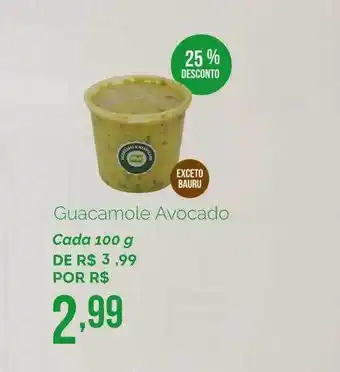Oba Hortifruti Guacamole Avocado 25 %desconto oferta