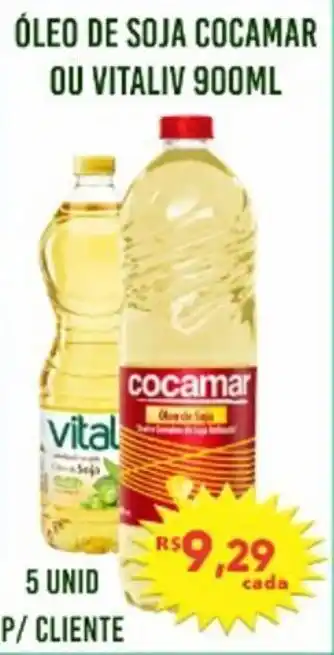 Supermercados Tischler Oleo de Soja Cocomar ou Vitaliv 900ml oferta