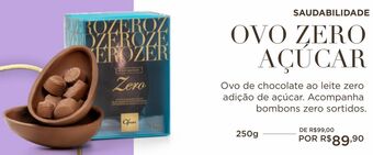 Ovo zero açúcar 250g