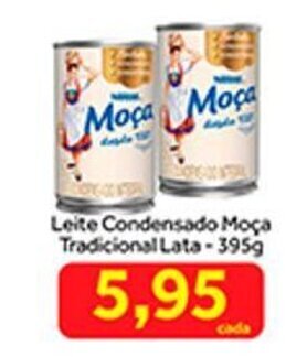 Shibata Supermercados Leite Condensado Moca Tradicional Lata 395g oferta