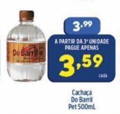 Cachaca Do Barril pet 500ml