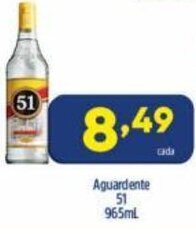 Arena Atacado Aguardente 51 965ml oferta