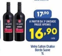 Arena Atacado Vinho Salton Chalise Bordon Suave 1L oferta