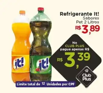 Supermercado Lavapés Refrigerante IT! Sabores 2L oferta