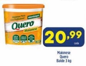 Arena Atacado Maionese Quero Balde 3kg oferta