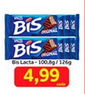 Shibata Supermercados Bis Lacta 100.8g / 126g oferta
