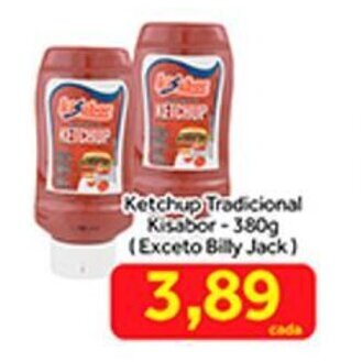 Shibata Supermercados Ketchup Tradicional Kisabor 380g oferta