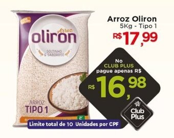 Arroz Oliron 5kg tipo 1