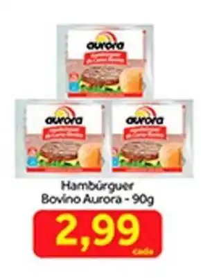 Hamburguer Bovino Aurora 90g