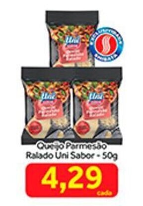 Shibata Supermercados Queijo Parmesao Ralado Uni Sabor 50g oferta