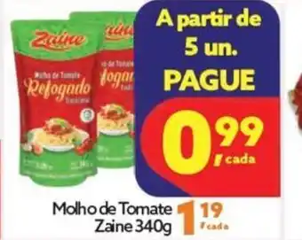 Raiz Superatacado Molho de tomate Zaine 340g oferta