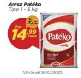 Dia Arroz Pateko tipo 1 5kg oferta