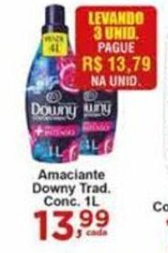 Rossi Supermercado Amaciante Downy Tradicional Conc. 1L oferta