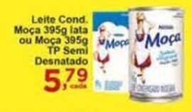 Rossi Supermercado Leite Cond. moca 395g lata ou Moca 395g Tp Semi desnatado oferta