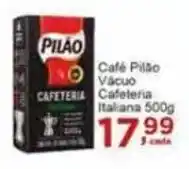 Rossi Supermercado Cafe Pilao Vacuo Cafeteira Italiana 500g oferta
