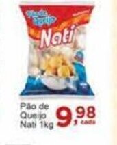 Rossi Supermercado Pao de Queijo Nati 1kg oferta