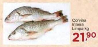 Corvina Inteira Limpa 1kg