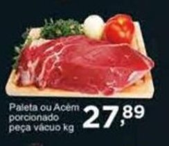 Rossi Supermercado Paleta ou Acem Porcionado peca vacuo 1kg oferta