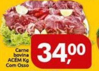 Supermercados Nori Carne Bovina Acem 1kg com osso oferta