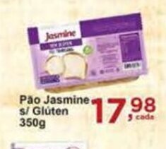 Rossi Supermercado Pao Jasmine sem Gluten 350g oferta