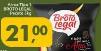 Supermercados Nori Arroz Tipo 1 Broto Legal pacote 5kg oferta