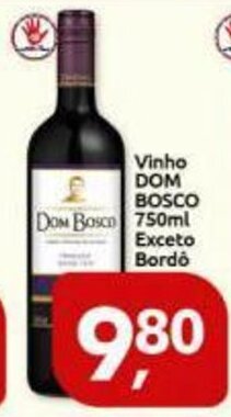 Supermercados Nori Vinho Dom Bosco 750ml Exceto Bordo oferta