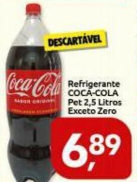 Supermercados Nori Refrigerante Coca Cola Pet 2.5L oferta