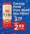 Rossi Supermercado Cerveja Petra Puro Malte lata 350ml oferta