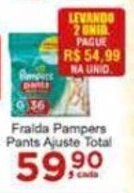 Fralda Pampers Pants Ajuste Total