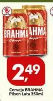 Supermercados Nori Cerveja Brahma Pilsen Lata 350ml oferta