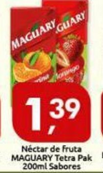 Supermercados Nori Nectar de fruta Maguary Tetra Pak 200ml sabores oferta
