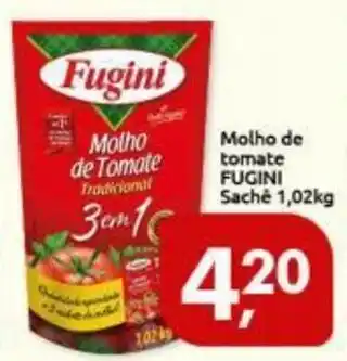 Supermercados Nori Molho de Tomate Fugini sache 1.02kg oferta