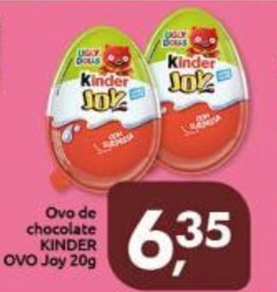 Supermercados Nori Ovo de Chocolate Kinder Ovo Joy 20g oferta