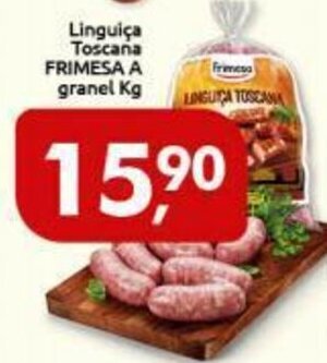 Supermercados Nori Linguica Toscana Frimesa A granel 1kg oferta