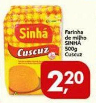 Farinha de Milho Sinha 500g Cuscuz