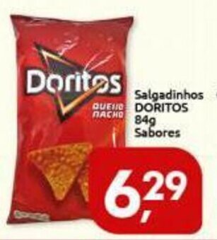 Supermercados Nori Salgadinhos Doritos 84g sabores oferta