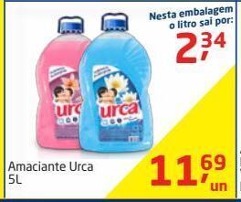 Tenda Atacado Amaciante urca 5l oferta