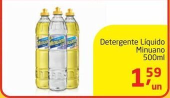 Tenda Atacado Detergente líquido minuano 500ml oferta