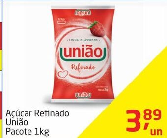 Açúcar refinado união pacote 1kg