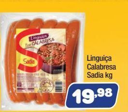 Costazul Supermercados Linguiça calabresa sadia kg oferta