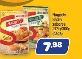 Costazul Supermercados Nuggets sadia sabores 275g/300g (cada) oferta