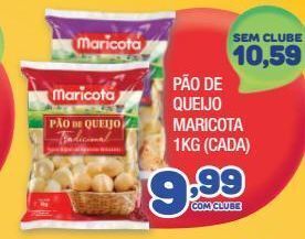 Costazul Supermercados Pão de queijo maricota 1kg (cada) oferta