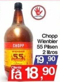Supermercados Gricki Chopp Wienbier 55 PIlsen 2L oferta