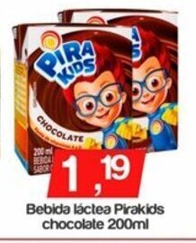 Bebida lactea Pirakids chocolate 200ml