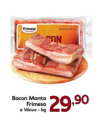 Supermercado Paraná Bacon manta Frimesa 1kg oferta